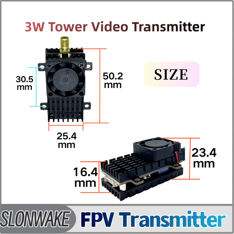 Drone Rc Controller And Receiver - SLONWAKE 5.8G 3000mW Simulazione VTX FPV