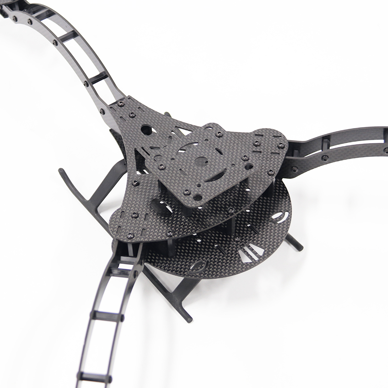 Heavy Lift Drone Frame - Telaio a Tre Assi in Fibra