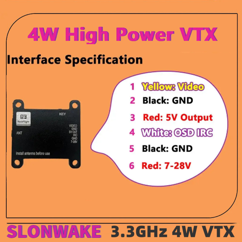 Trasmettitore Video VTX SLONWA - Drone Rc Controller And Receiver recensione e prezzo