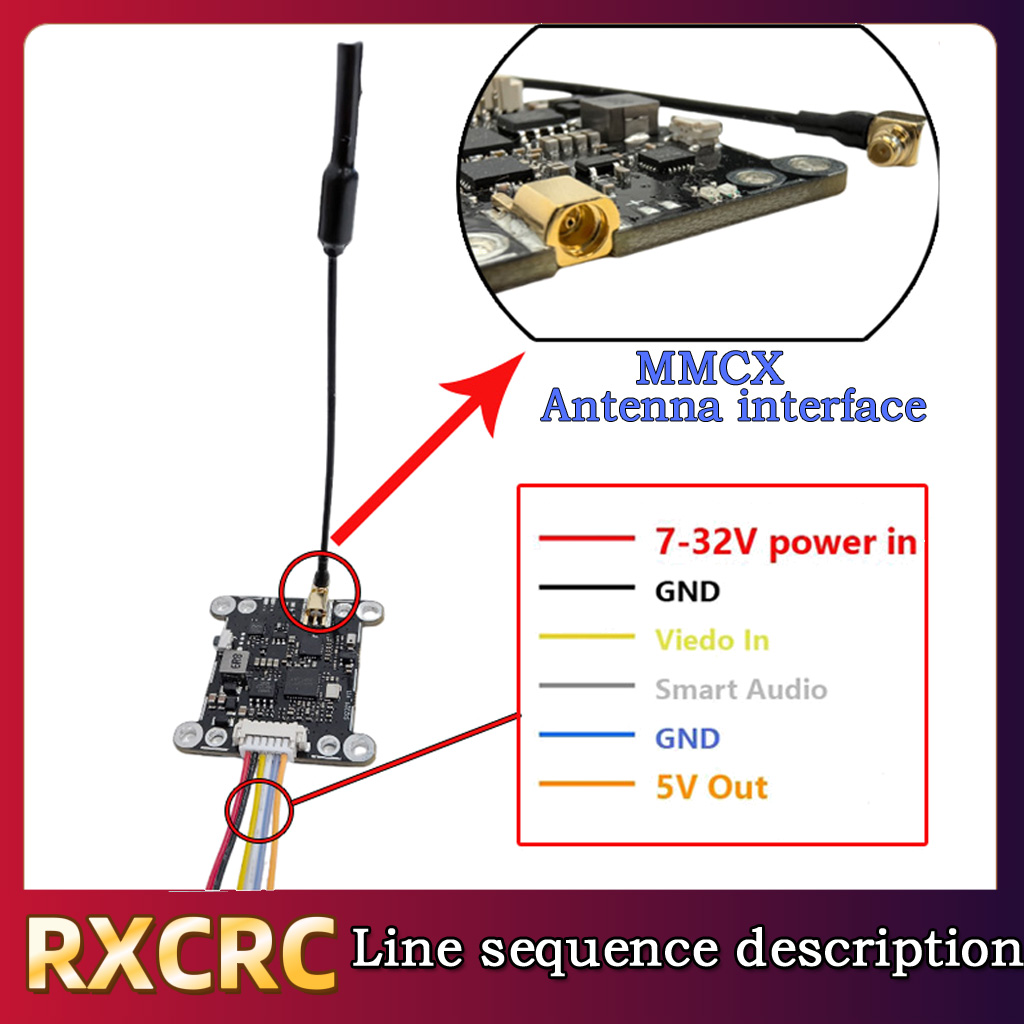 Modulo RXCRC 5.8G 48CH 1.6W VT - Drone Rc Controller And Receiver recensione e prezzo