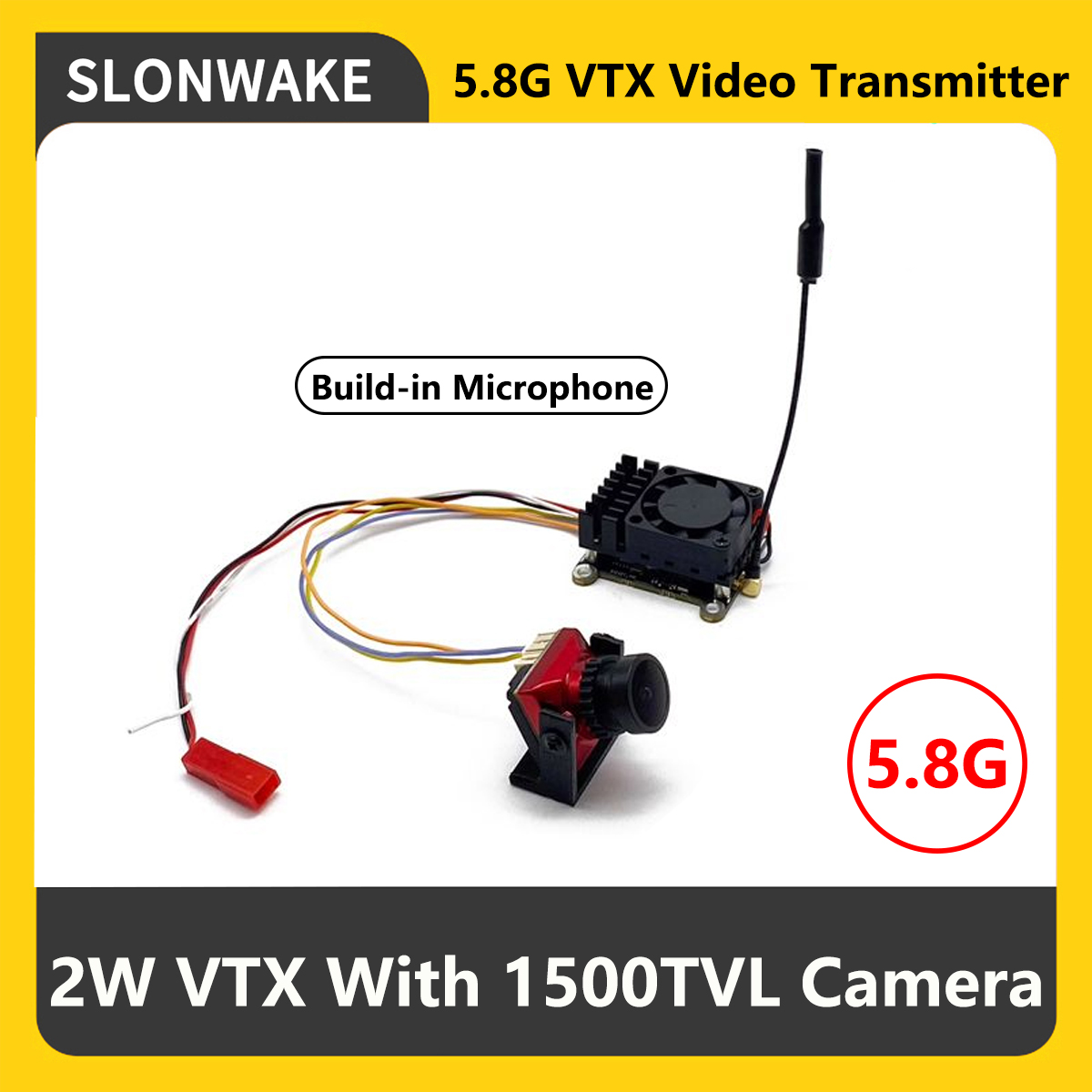 SLONWAKE 5.8G 2000mW Trasmetti - Drone Rc Controller And Receiver recensione e prezzo